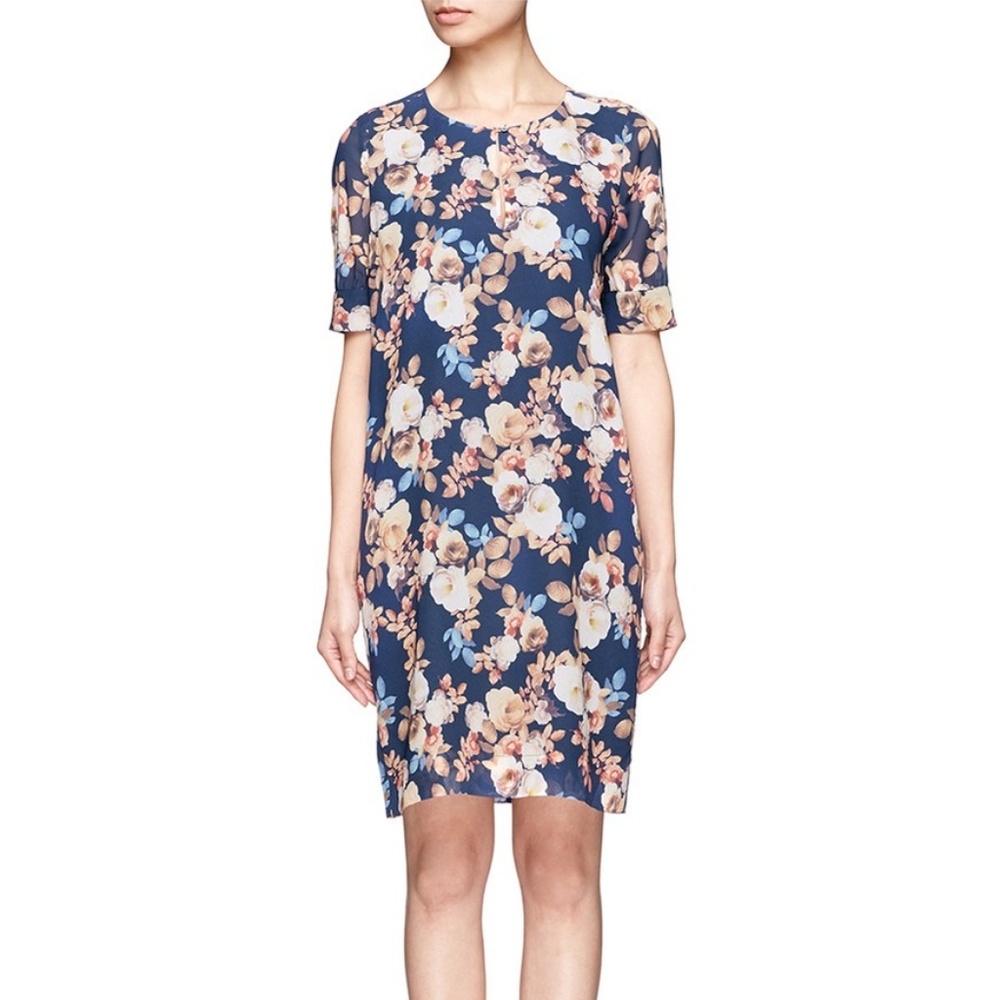 J. Crew Antique Floral Dress- loose fit